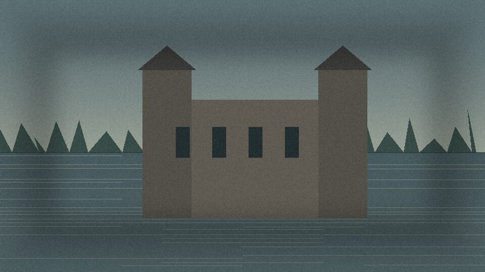 Крепость у морского берега